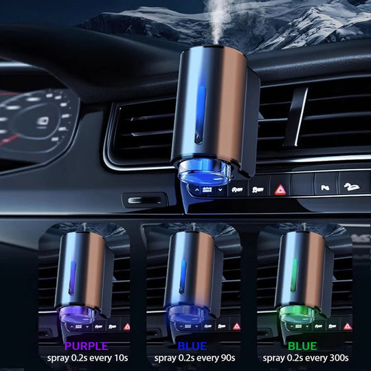 Car Electric Air Diffuser Aroma Car Air Vent Humidifier Mist Aromatherapy Car Air Freshener for Removing Odors Car Accessories