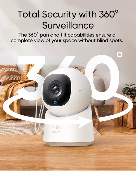 Security Indoor Cam C210 1080P Resolution Security Camera with 360° PTZ Plug-In Security Indoor Camera with 2.4G Wi-Fi